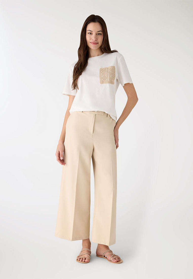 Women's Macramé Pocket T-Shirt