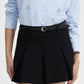 Women's Pleated mini skort with belt