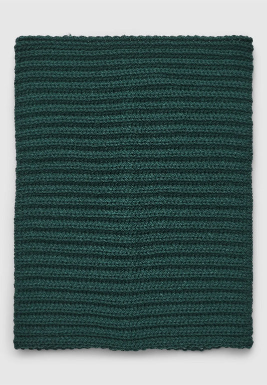 Solid-colour ribbed neck warmer for Boys
