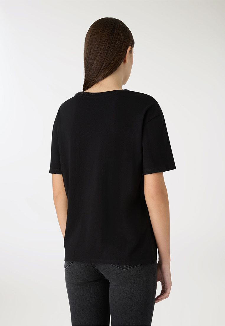 Women's "Pink Floyd Print" Loose T-shirt
