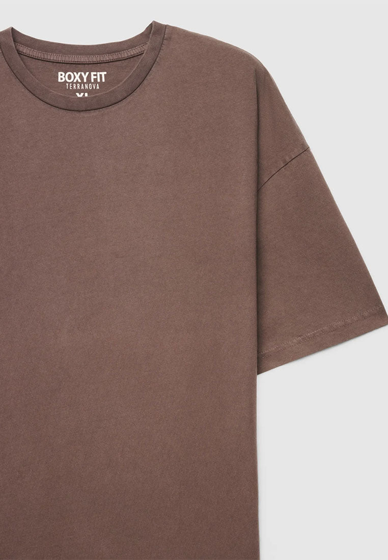 Men's Plain Boxy Fit T-shirt