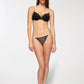 Women's Lace Rhinestone Strap Thong Panties