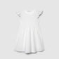 Skater Dress with Ruffle Sleeve for Girls