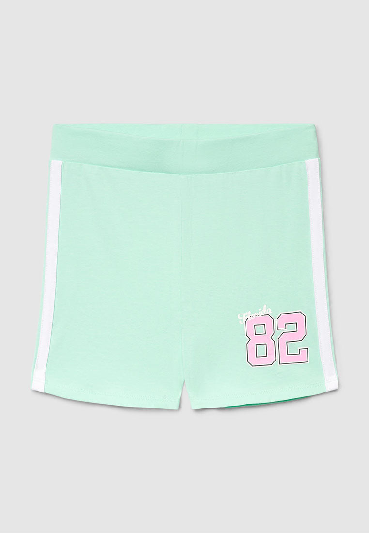 Sports Shorts leggings with Elastic Waistband for Girls