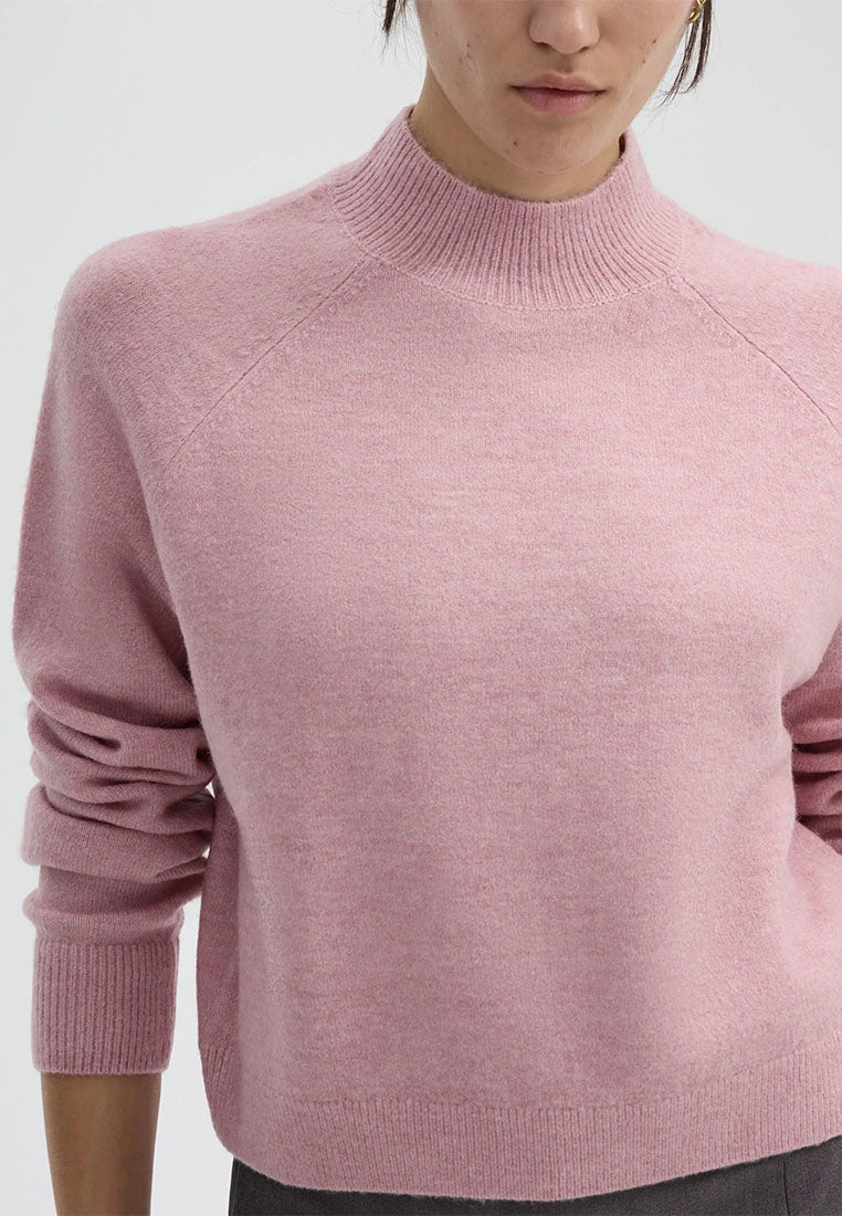 Women's Plain-colour roll-neck jumper