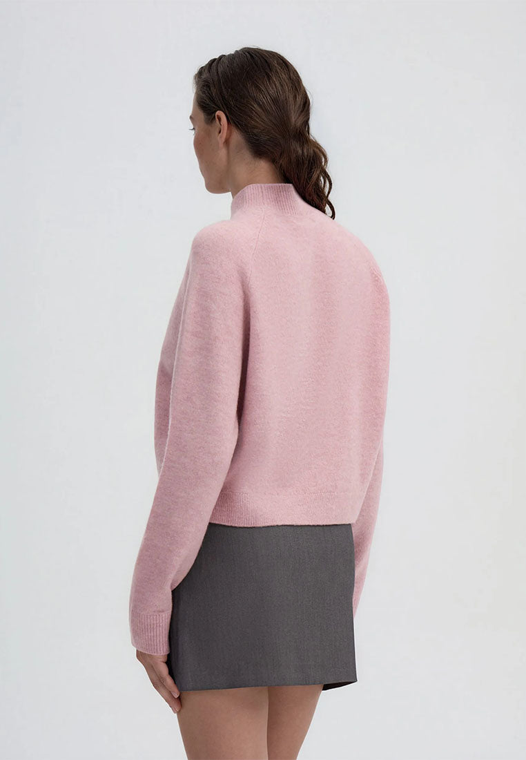 Women's Plain-colour roll-neck jumper