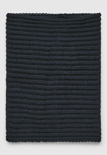 Solid-colour ribbed neck warmer for Boys