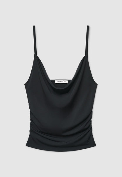 Women's Drape-Neckline Top
