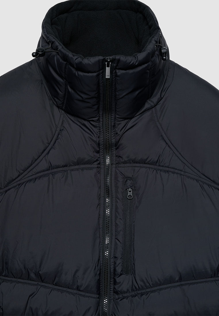 Men's High-Collar Quilted Puffer Jacket