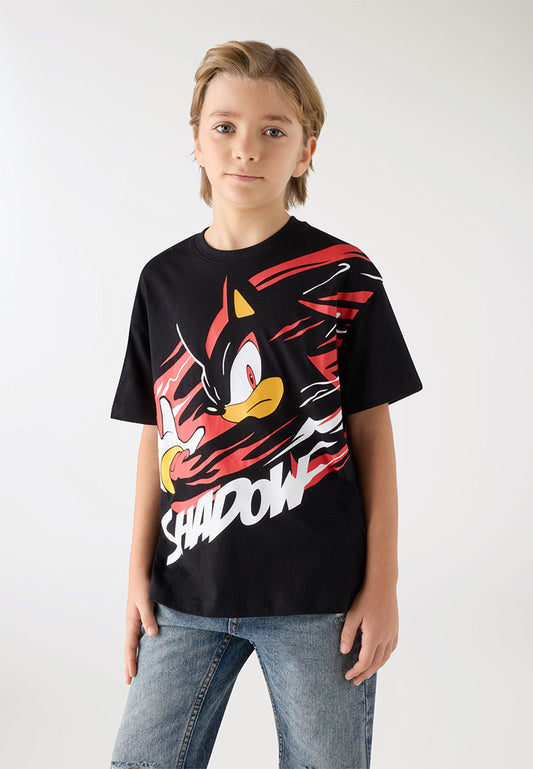 Sonic Shadow Print T-shirt for Boys