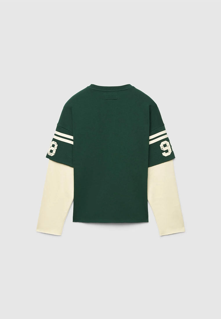 Men's Number Print Boxy Sweatshirt