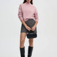 Women's Plain-colour roll-neck jumper