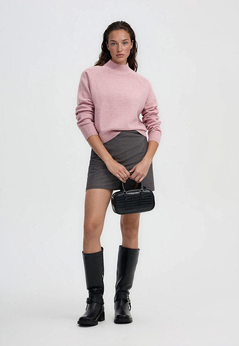 Women's Plain-colour roll-neck jumper