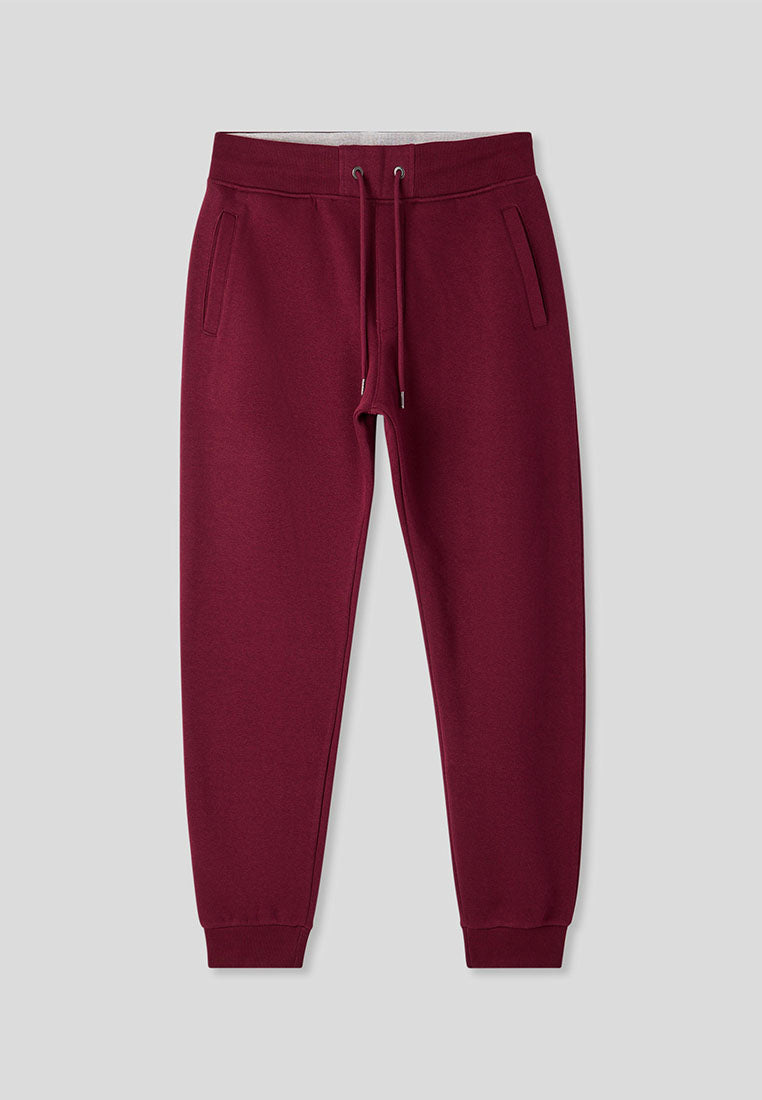 Men's Plain-colour jogging bottoms with drawstring waistband