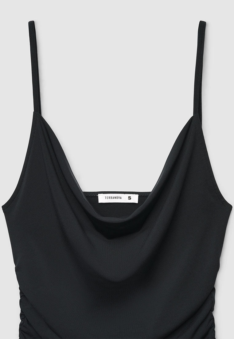 Women's Drape-Neckline Top