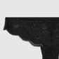 Women's Floral Lace Lace-Up Bikini Panties
