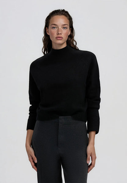 Women's Plain-colour roll-neck jumper