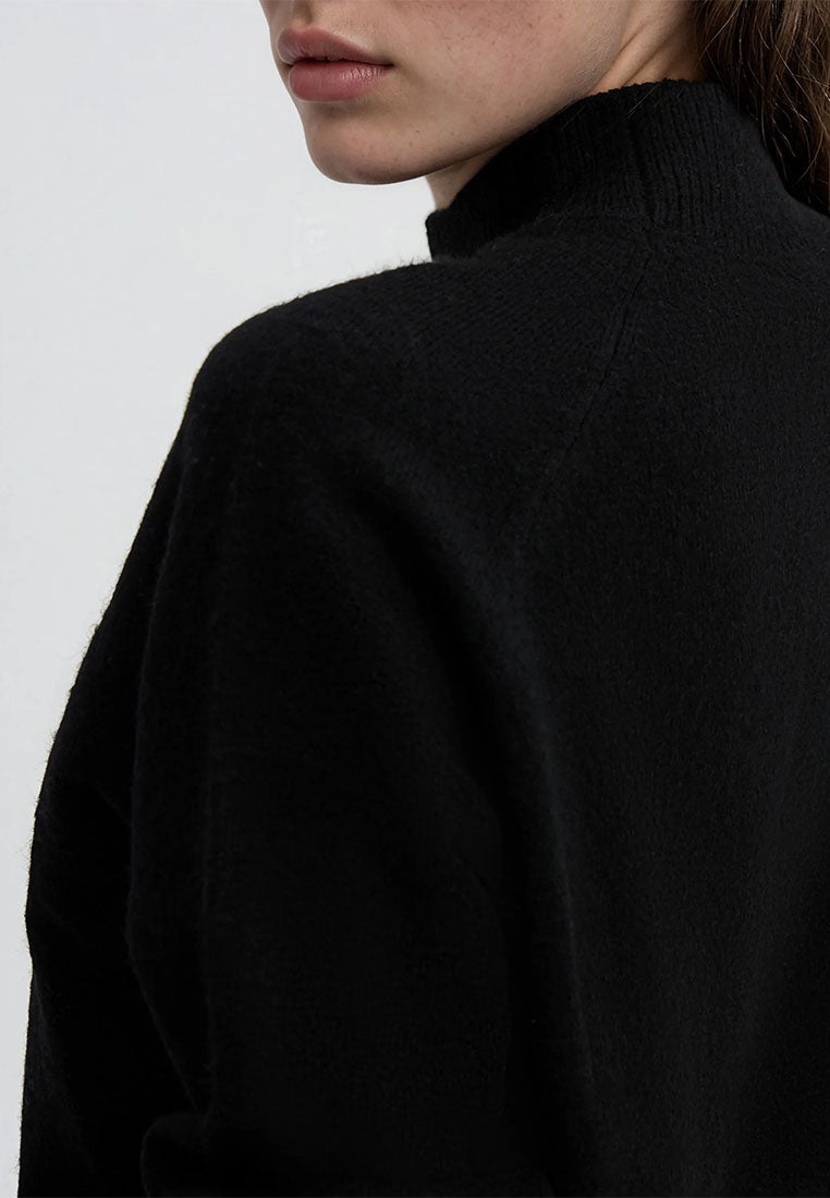 Women's Plain-colour roll-neck jumper