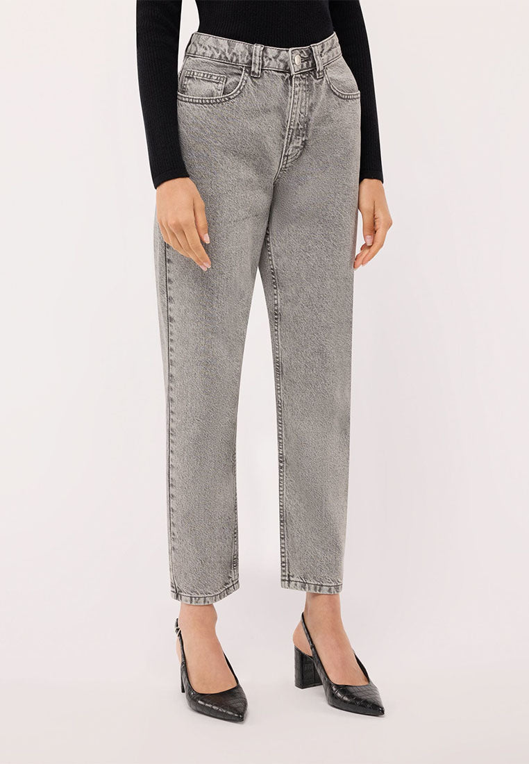 Women's solid-color Mom Pants