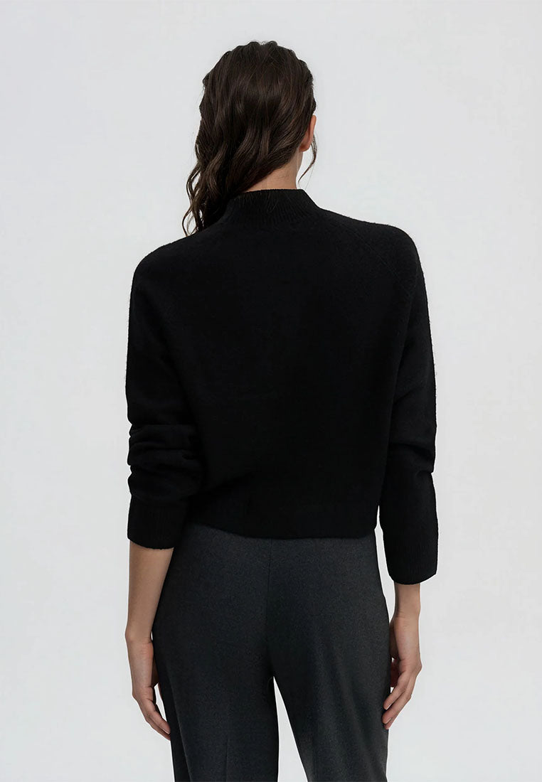 Women's Plain-colour roll-neck jumper