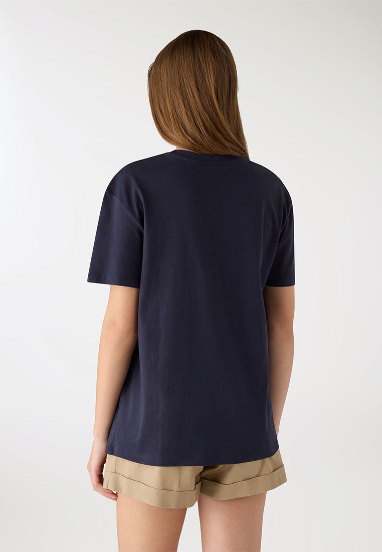 Women's Marine Print Short Sleeved T-shirt