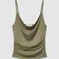 Women's Drape-Neckline Top