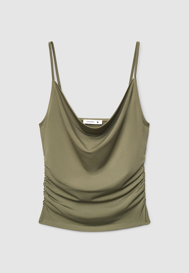 Women's Drape-Neckline Top