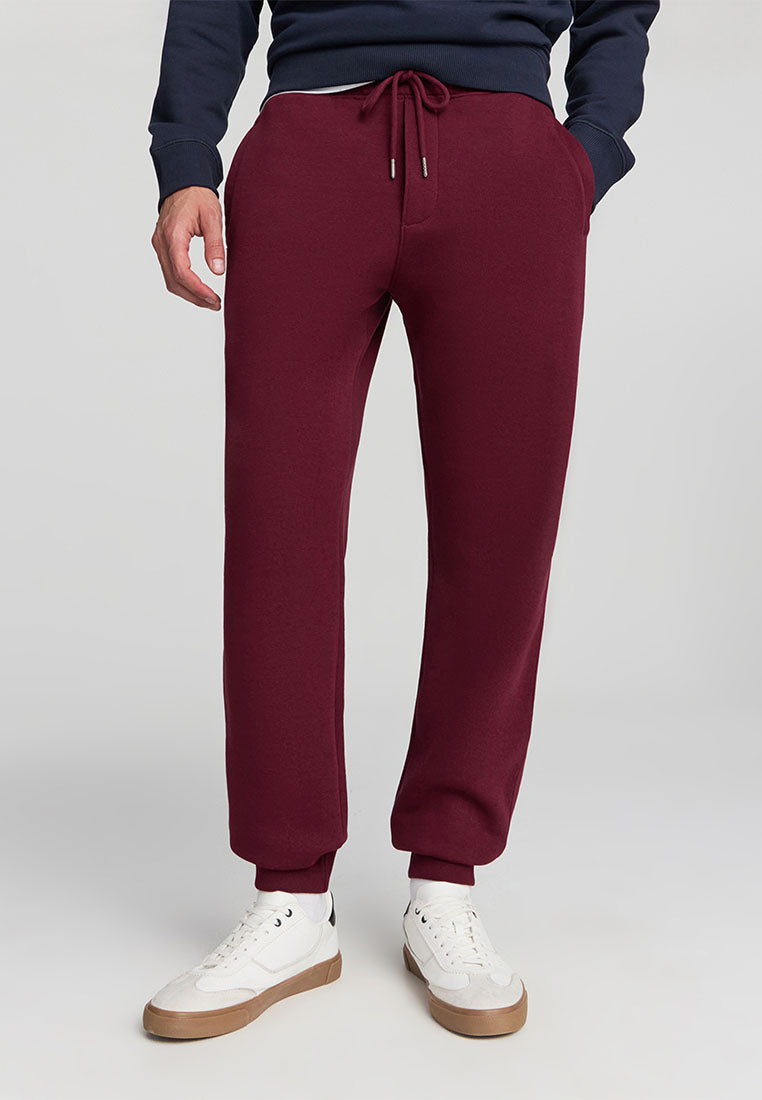 Men's Plain-colour jogging bottoms with drawstring waistband