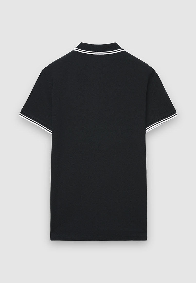 Men's Contrasting Trim Polo T-Shirt