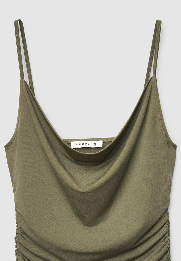 Women's Drape-Neckline Top