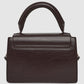 Women's Mini plain-colour bag with handle and adjustable shoulder strap