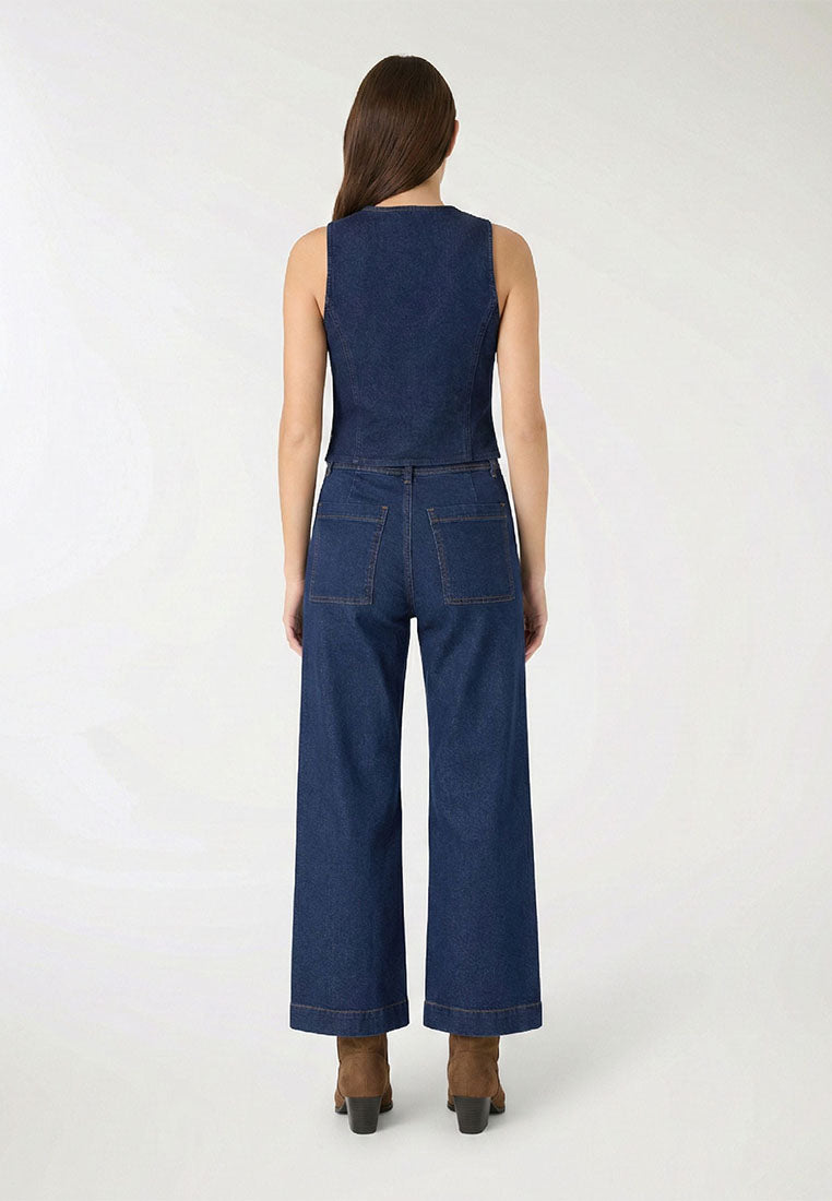 Women's Wide-Leg Crop Jeans