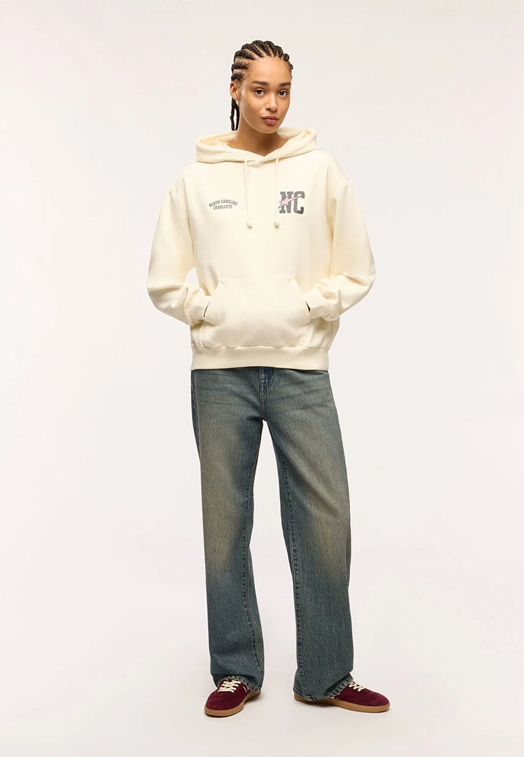 Women's College Hoodie with Slogan