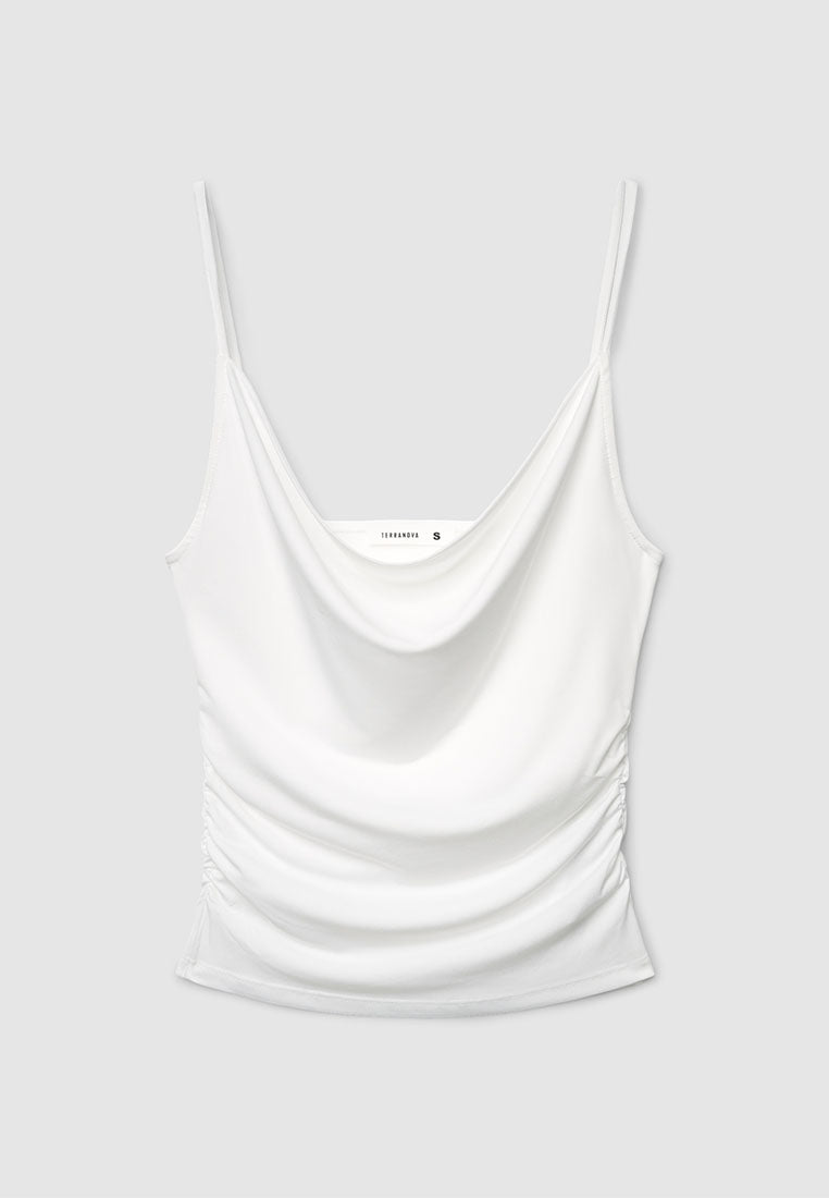 Women's Drape-Neckline Top