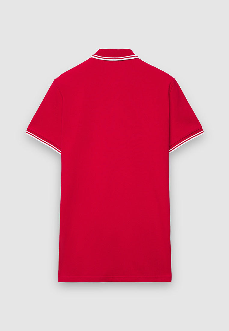 Men's Contrasting Trim Polo T-Shirt