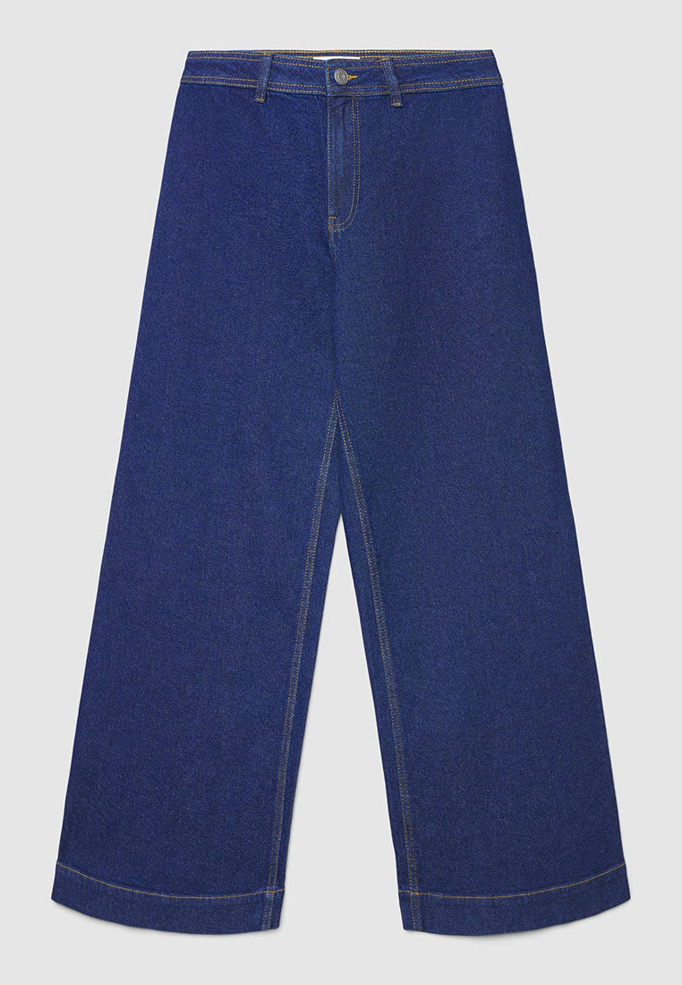 Women's Wide-Leg Crop Jeans