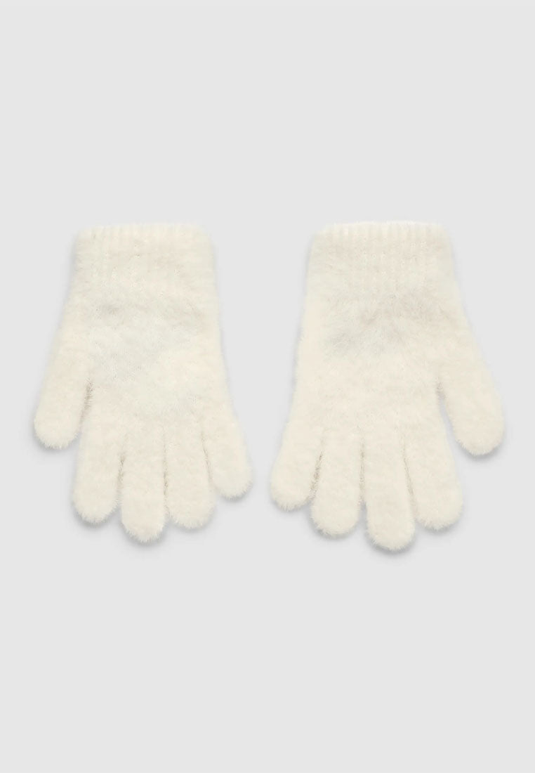 Gloves with animal embroidery for Girls