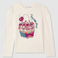 Kids Girls Long-sleeved T-shirt