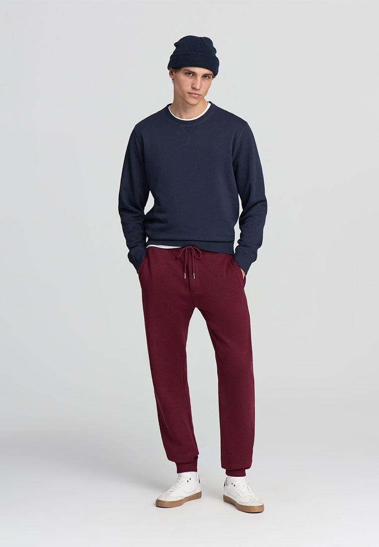 Men's Plain-colour jogging bottoms with drawstring waistband