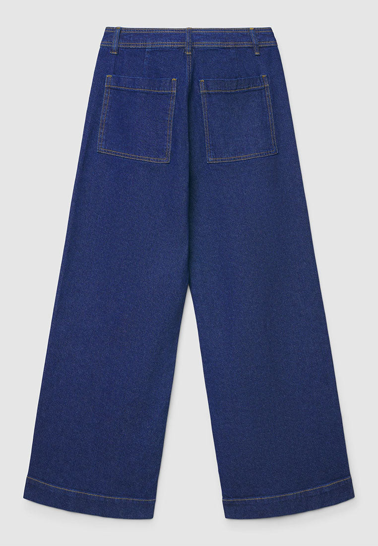 Women's Wide-Leg Crop Jeans
