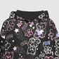 Sketched Doodle Graphic Sweatshirt for Girls