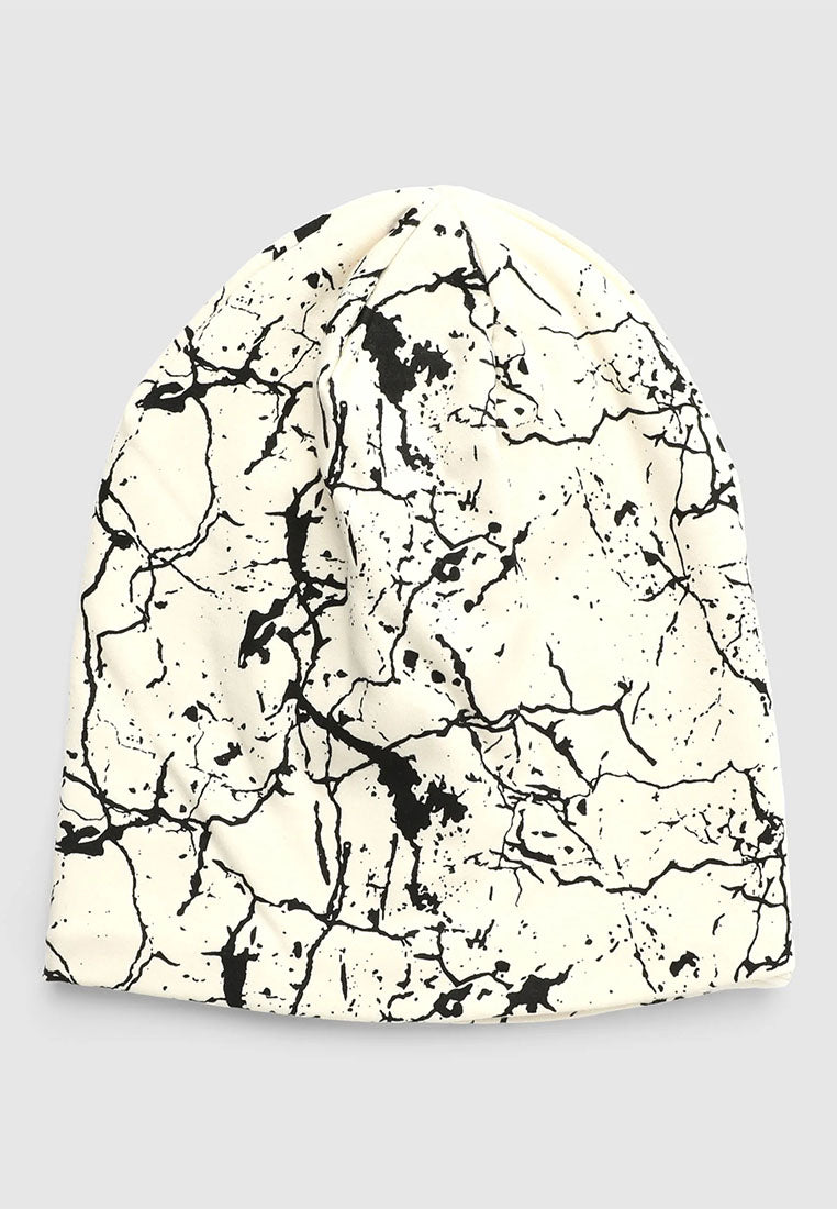 Cap with marbled print for Boys