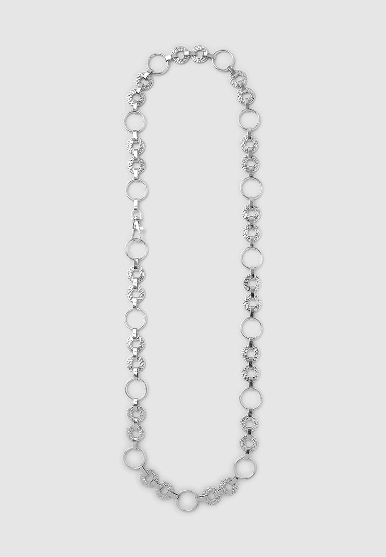 Women's Chain belt with oval medallions