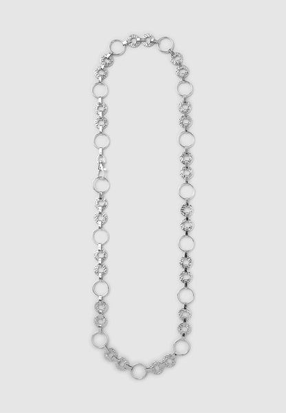 Women's Chain belt with oval medallions