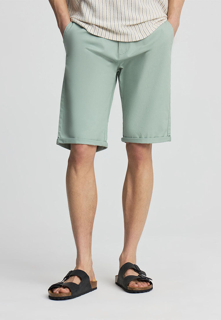 Men's Chino Shorts with Cuffs