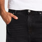 Men's Solid Color Balloon-cut Jeans