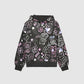 Sketched Doodle Graphic Sweatshirt for Girls