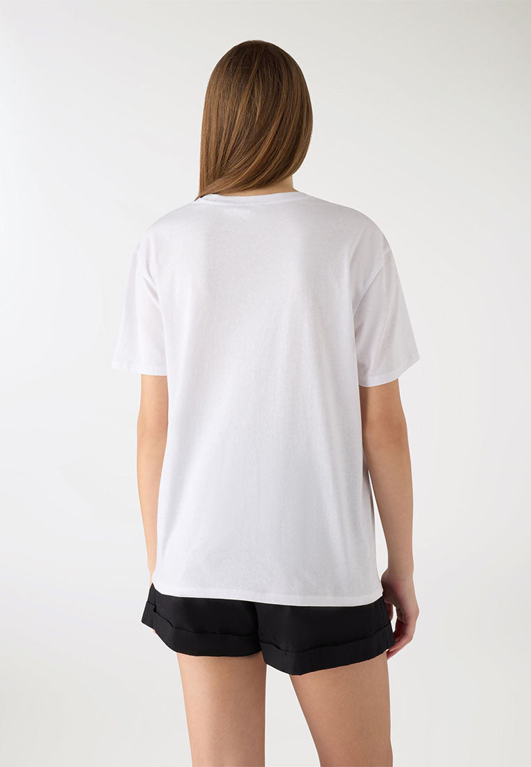 Women's Marine Print Short Sleeved T-shirt