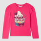 Kids Girls Long-sleeved T-shirt