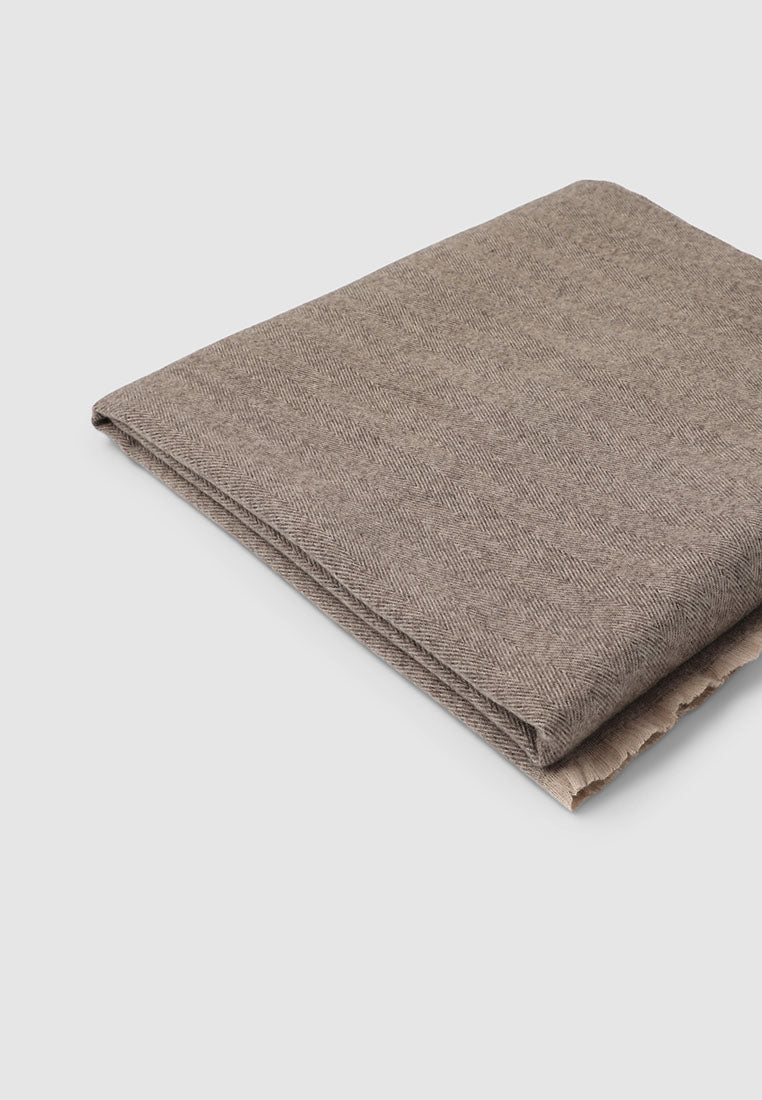 Women's Light patterned herringbone pashmina